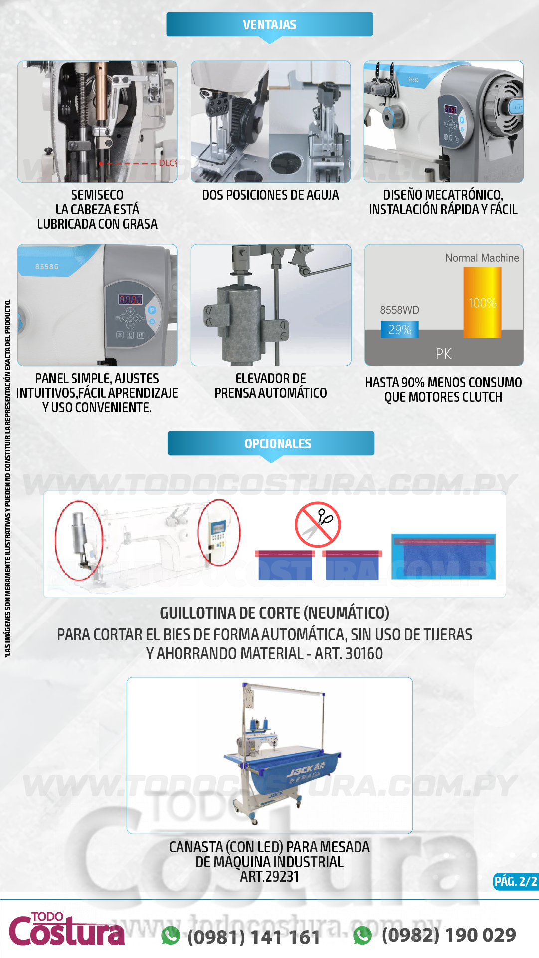 RECTA CADENETA (1 AGUJA) JACK JK-8558G-1-WZ (MOTOR INCORPORADO)